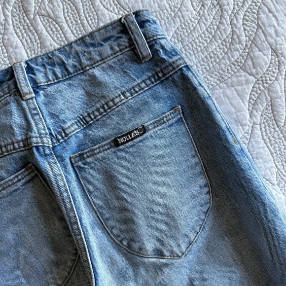 ROLLA'S - Dusters High Rise Straight Jeans - Medium Wash - Picture 13 of 15